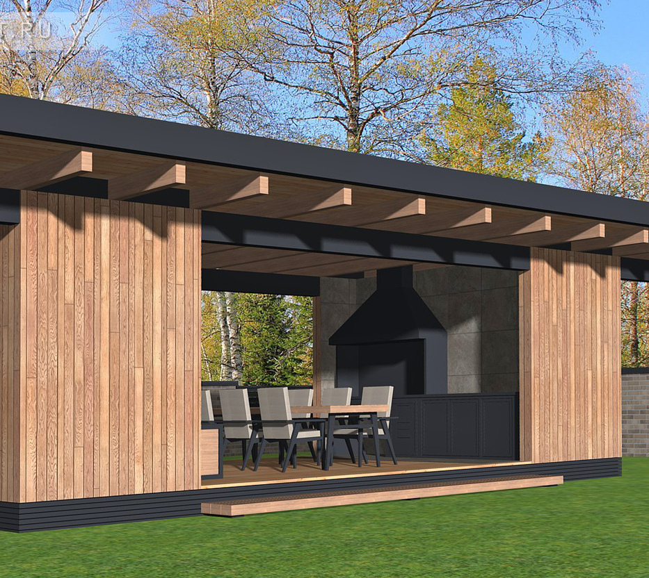 проект беседки БХ94