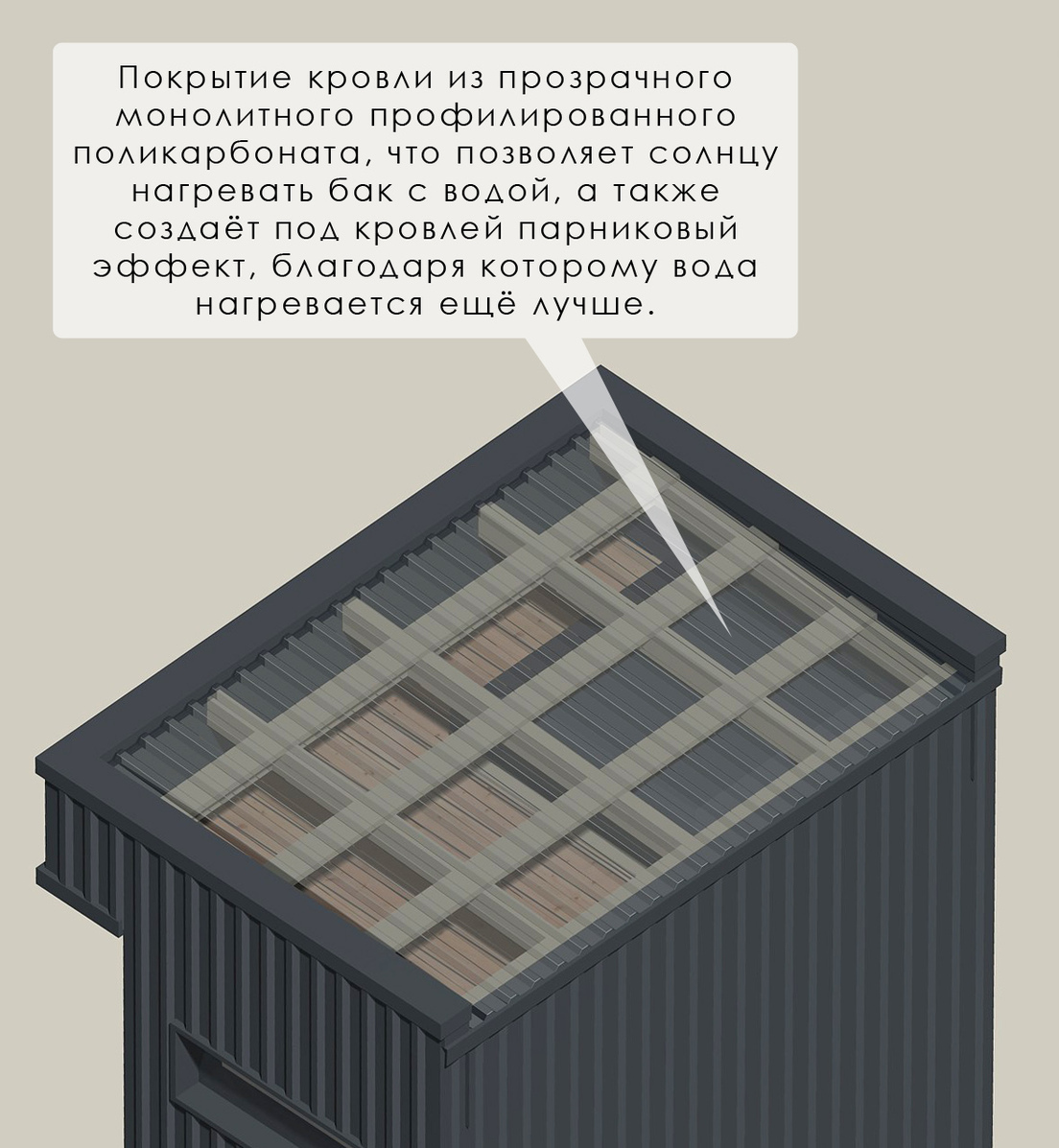 душ летний современный