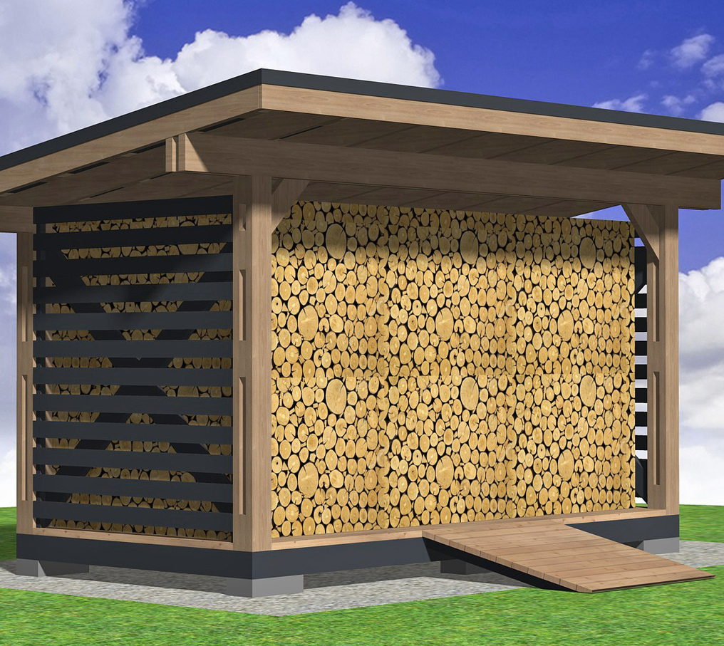 проект дровника