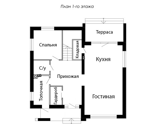 план современного дома
