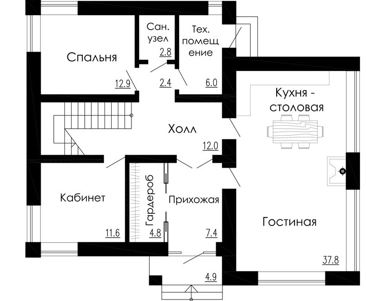 план дома l186g1