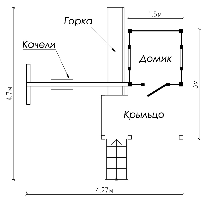 план каркасной бытовки