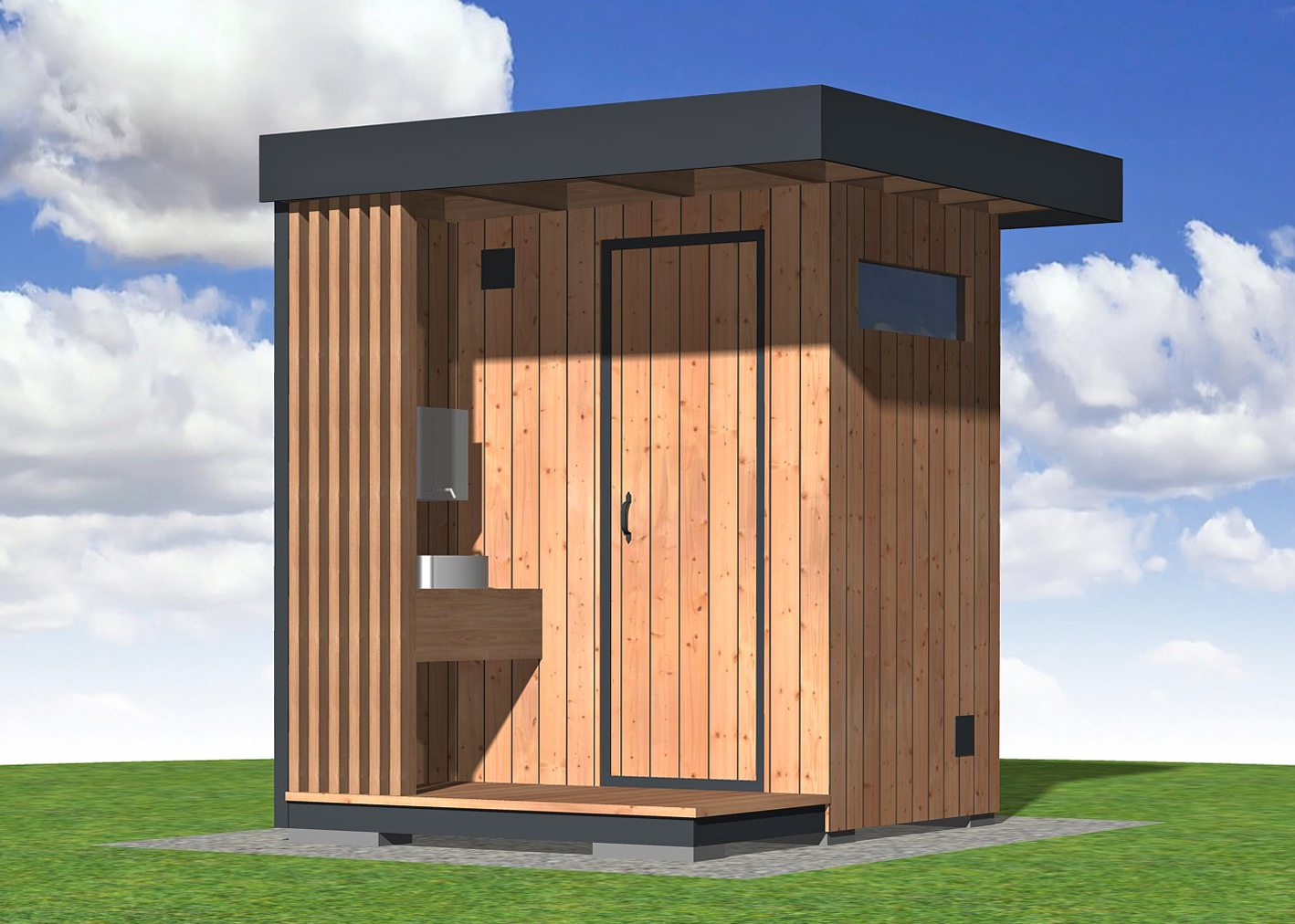 проект дачный туалет