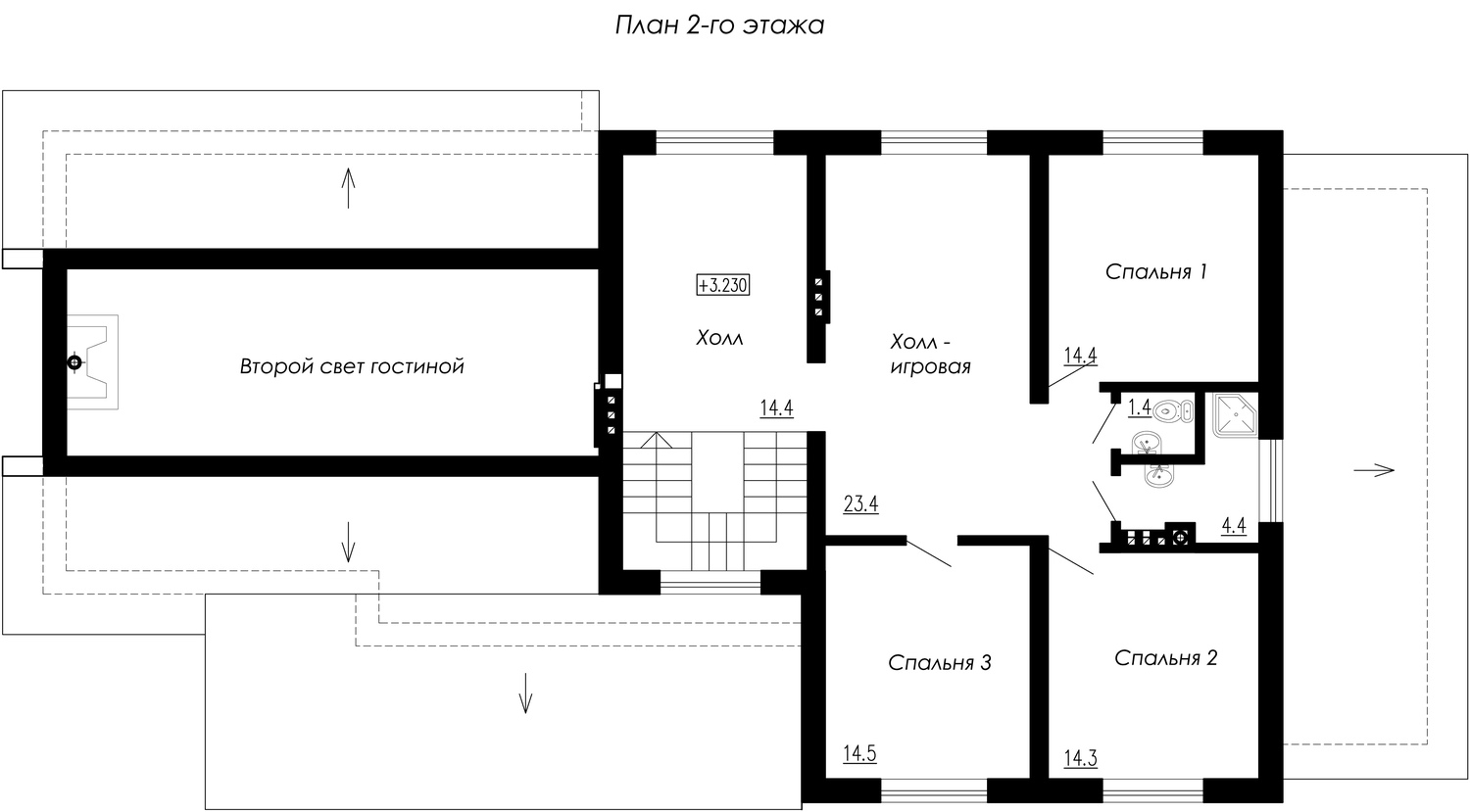 Проект современного загородного дома