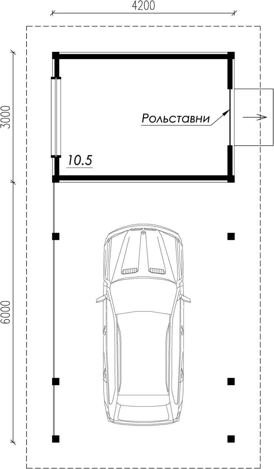 план автонавеса чертеж