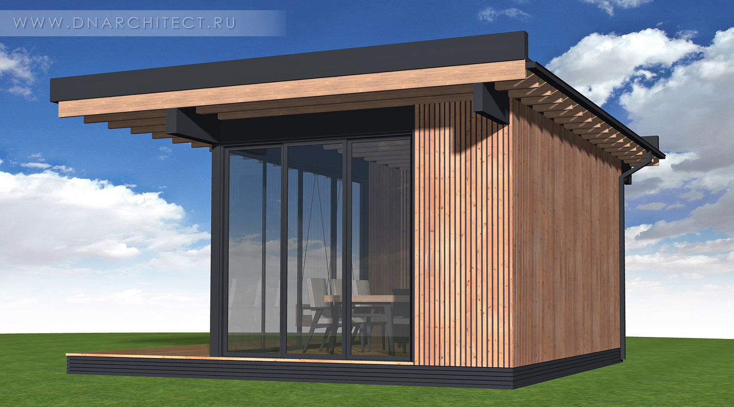 беседка остекленная проект