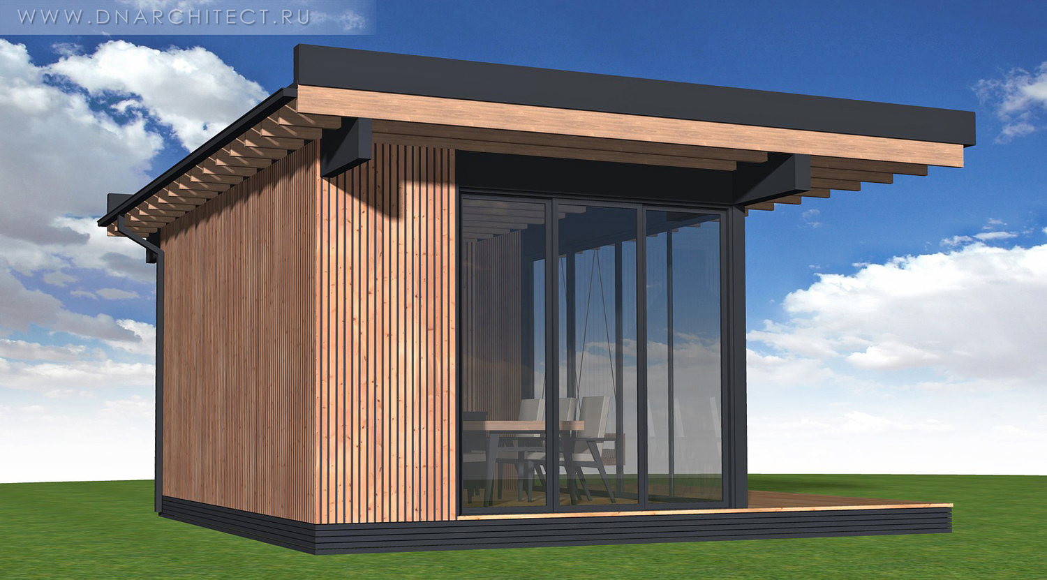 беседка остекленная проект