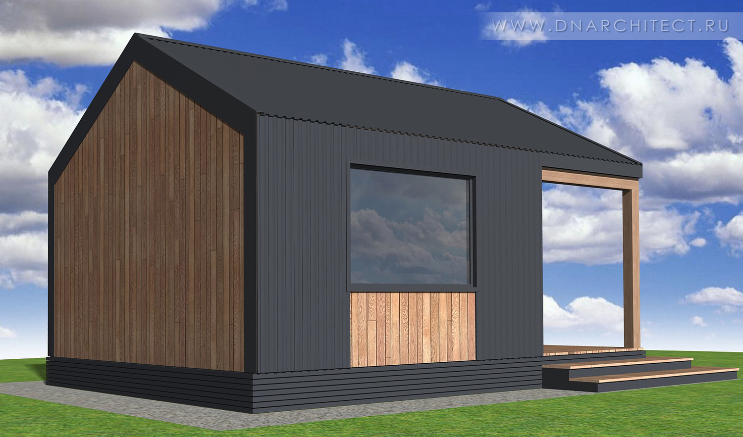 хозблок проект барнхаус