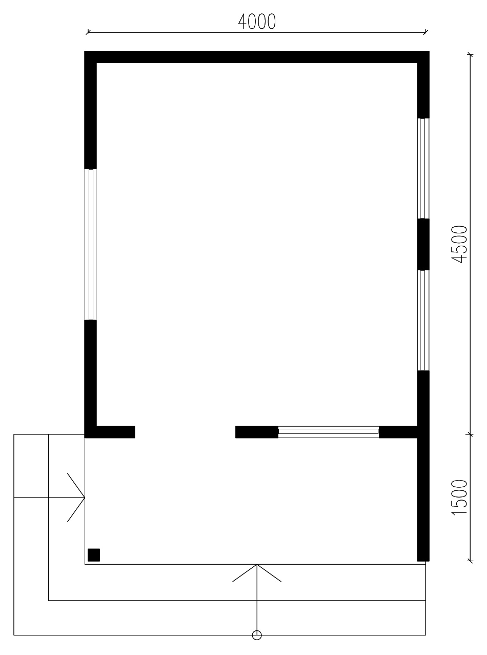 чертежи хозблока 3 4