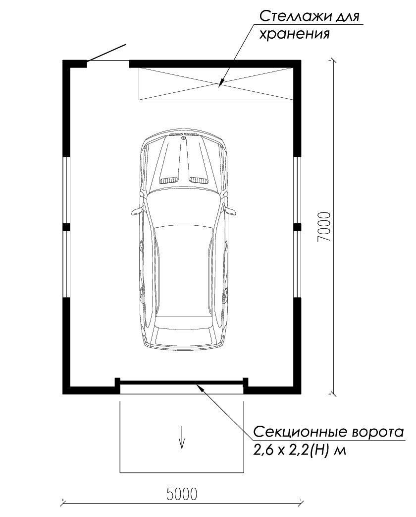 план каркасной бытовки