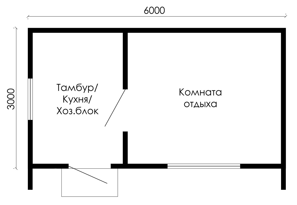 план каркасной бытовки