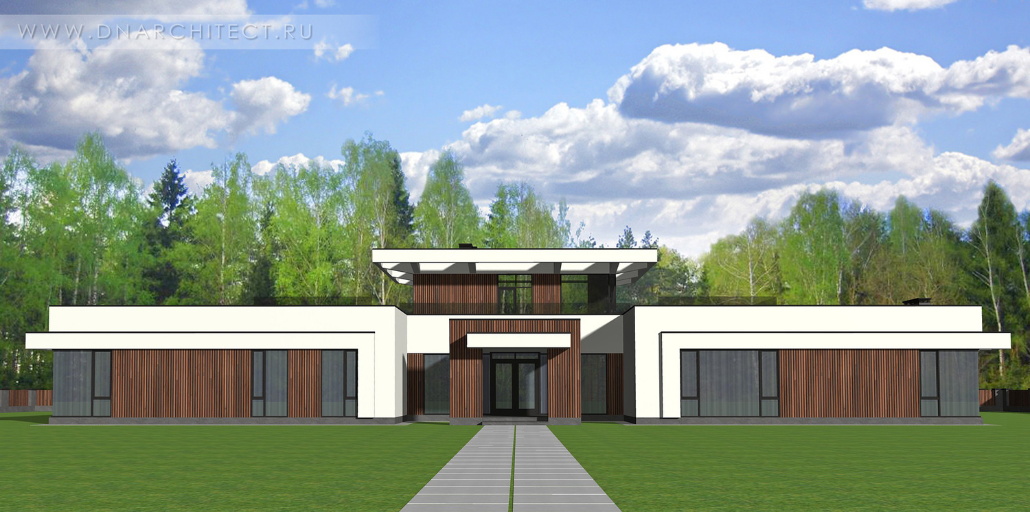 Архитектурный проект частного дома в Псковской области.<br>
