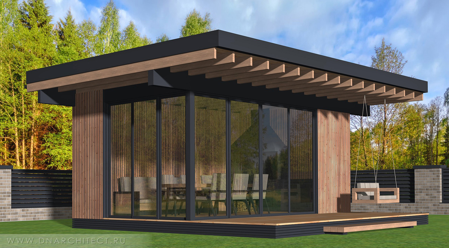 проект современной беседки