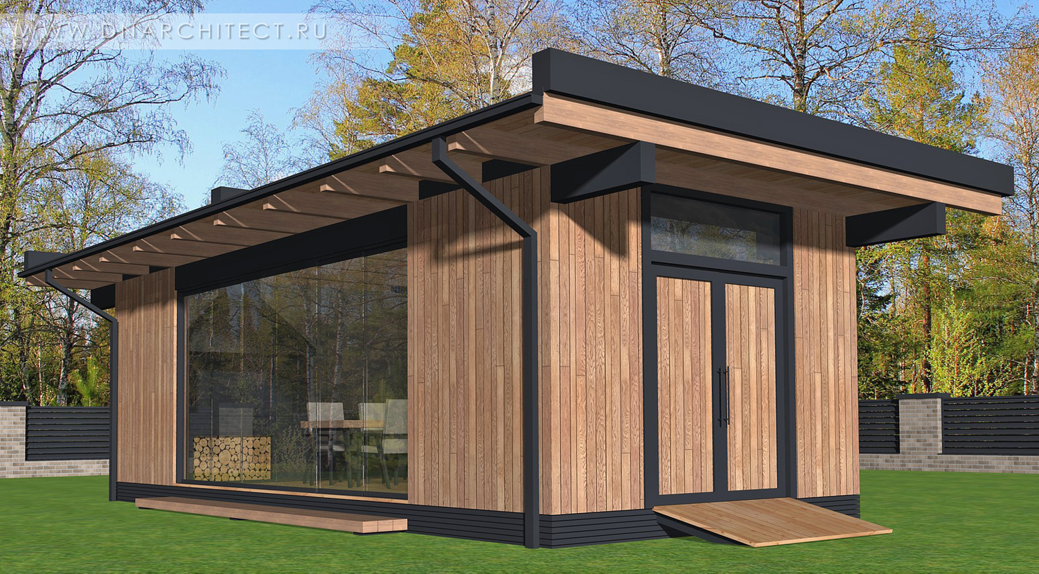 каркасная беседка с мангалом