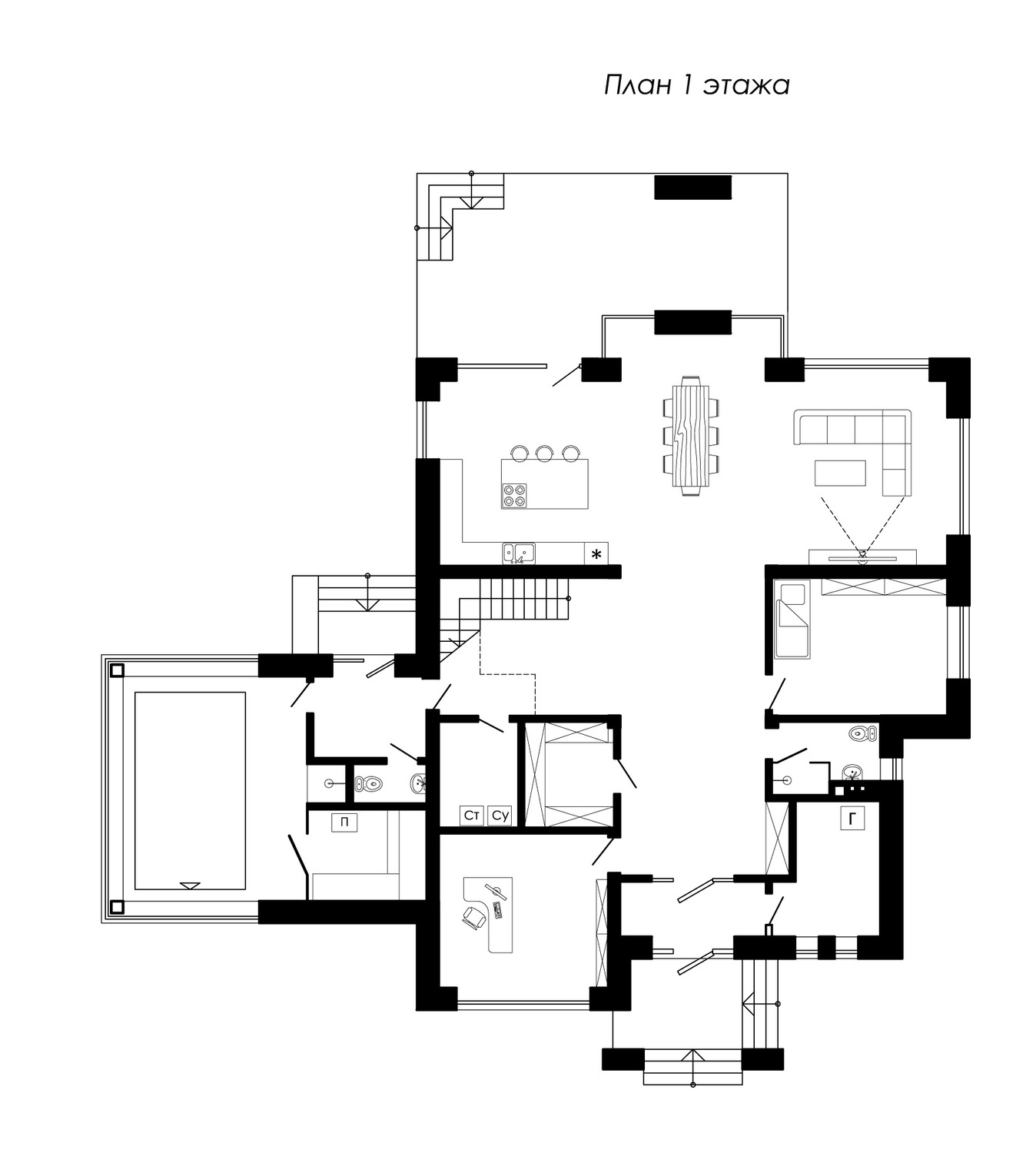 план современного дома 1